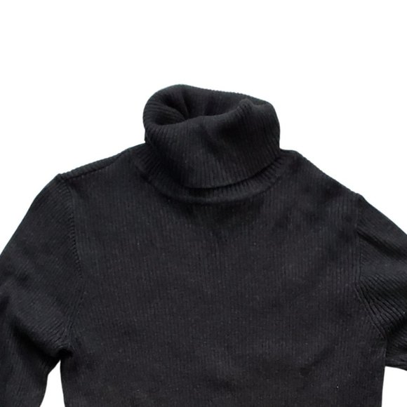 Gap Basics Solid Dark Grey Turtleneck Sweater- Size Large - Picture 3 of 6